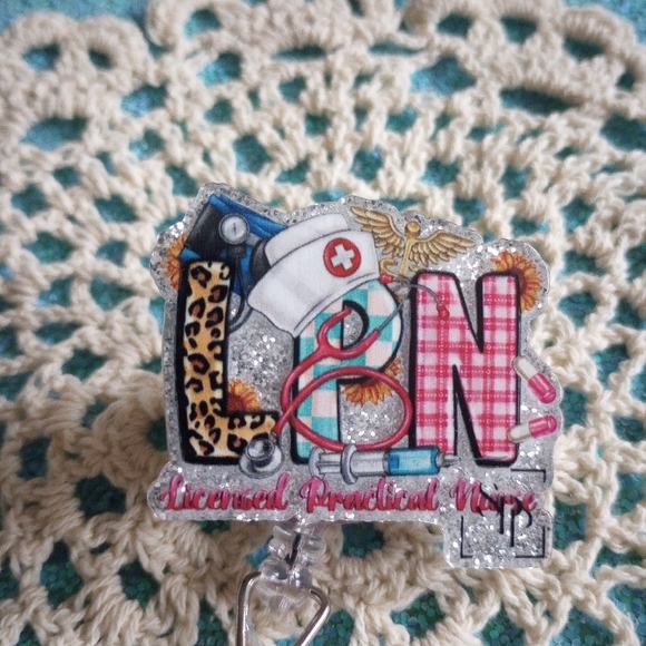 Licensed Practical Nurse Badge Reel - Picture 4 of 7
